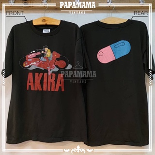 เสื้อยืดผ้าฝ้าย [ AKIRA ]   アキラ อากิระ คนไม่ใช่คน เสื้อการ์ตูน วินเทจ papamama vintageS-3XL