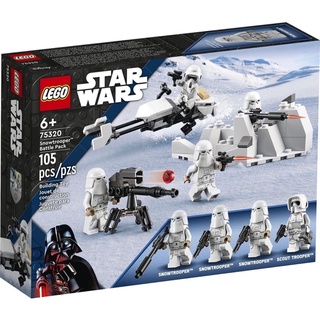 (พร้อมส่ง กล่องสวย) Lego 75320 Snowtrooper™ Battle Pack เลโก้ของใหม่ ของแท้ 100%