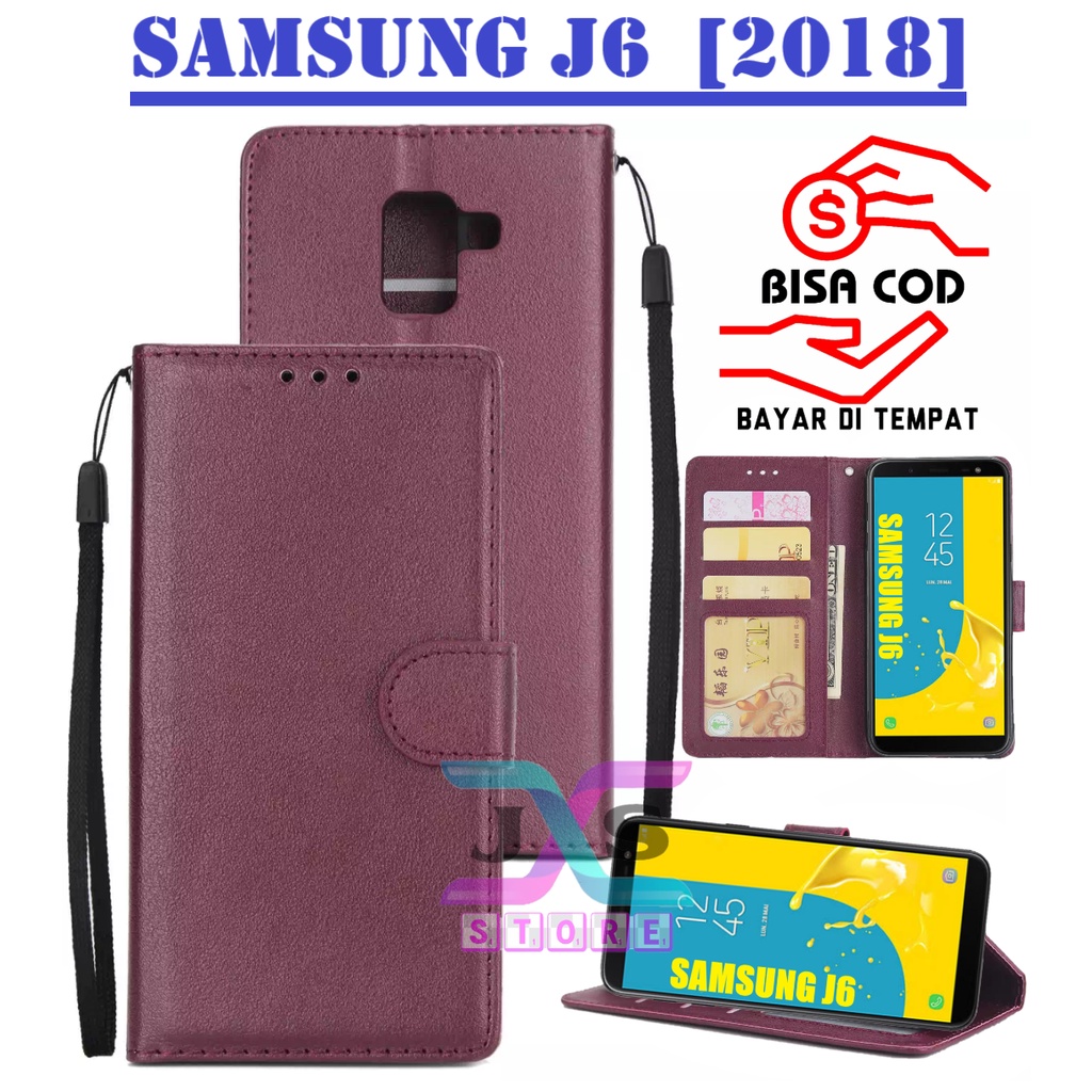 HP BOOK COVER สําหรับ SAMSUNG J6 (2018) / FLIP WALLET สําหรับ SAMSUNG J6 (2018) / ซองหนังสําหรับ SAM