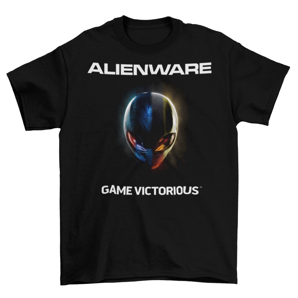 {vo}เสื้อยืด พิมพ์ลาย Alienware Game Victorious Area 51 สไตล์คลาสสิก ไม่ซ้ําใคร สําหรับผู้ชาย เหมาะกับการเล่นเกม แล็ปท็อ
