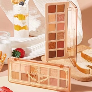 No.87197-03 Kiss Beauty Enjoying  Tea Time อายเเชโดว์ 12 สี เนื่อเเมท พาเลทตา อายเเชโดว์ทาตา พร้อมส่ง