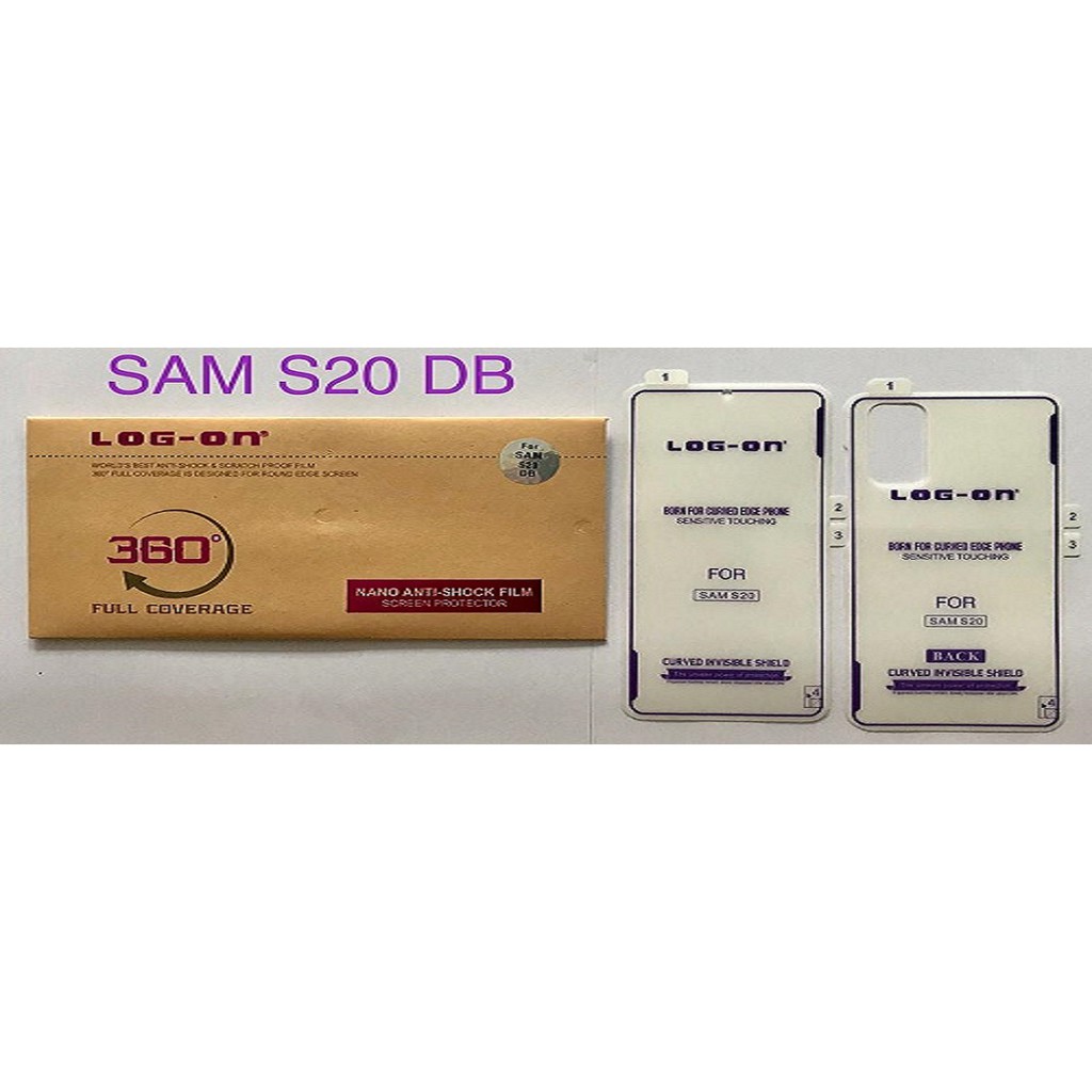 LOG ON ANTISHOCK SAMSUNG S20 DB ANTI SCRATCH JELLY