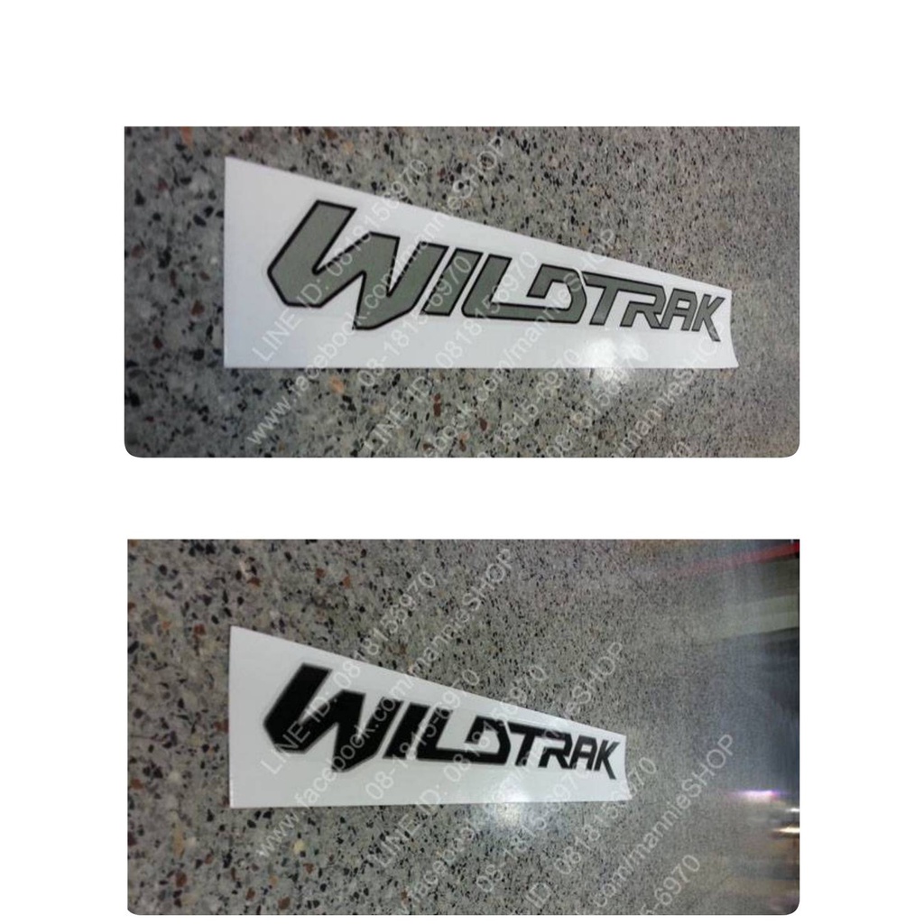 สติ๊กเกอร์ดั้งเดิมติดท้ายรถ WILDTRAK สำหรับ FORD RANGER ปี 2012-2014 ติดรถ ฟอร์ด sticker แต่งรถ