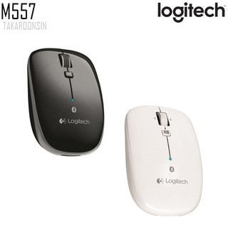 เมาส์ Bluetooth Logitech M557 สีดำ/สีขาว