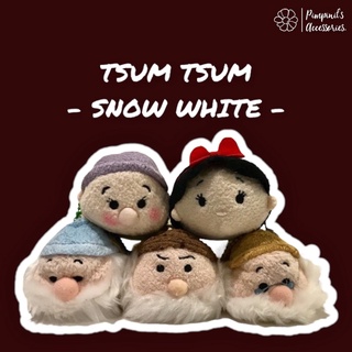 🇹🇭พร้อมส่ง :พวงกุญแจตุ๊กตาดิสนีย์สโนไวท์และคนแคระทั้งเจ็ดซูมซูม | Snow White&amp;The Seven Dwarfs Tsum Tsum Disney Keychain.