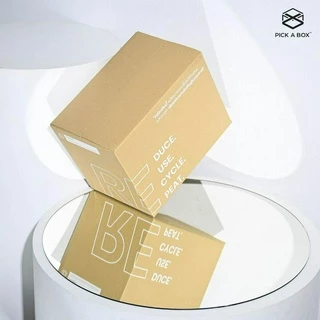 กล่อง ECO BOX (Size AB) - 20 ใบ : กล่องพัสดุรักษ์โลกผลิตจากเยื่อไม้รีไซเคิล PICK A BOX