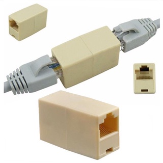 หัวต่อสายแลนให้ยาวขึ้น ตรง แลน ต่อกลาง หัวLAN พลาสติก ต่อ RJ45 เมีย-เมีย