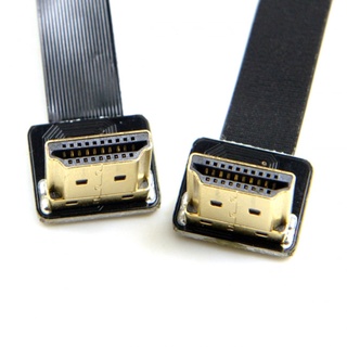 Nfhk CYFPV สายเคเบิล HDMI Type A ตัวผู้ เป็นตัวผู้ 90 องศา สําหรับมัลติคอปเตอร์ FPV HDTV