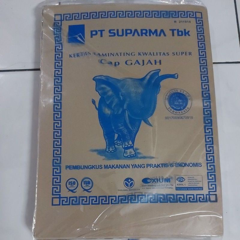 Blue Elephant MORE 1400,- /2PACK + VOUCHER DISCOUNT / กระดาษข้าวช้างขนาดเล็ก / กระดาษข้าวเคลือบ / กร