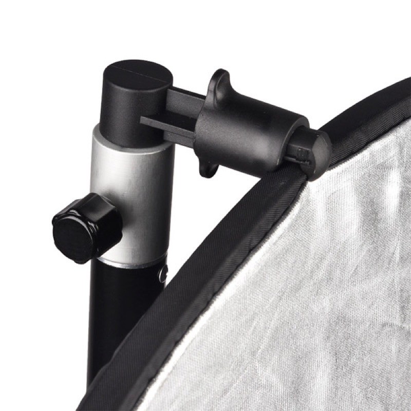 ตัวจับรีเฟค ใช้กับขาตั้งแฟลช  ขาไฟได้ทุกแบบ  Reflector Adapter ( เฉพาะตัวจับ ไม่รวมรีเฟคและขา )