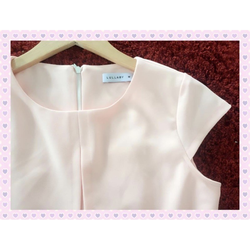 ชุดให้นมBreastfeeding by Lullaby เดรสสีโอโรส ผ้า ไซร์ s อก 34 เอว/สะโพก ฟรี สภาพดี ใช้งานน้อย