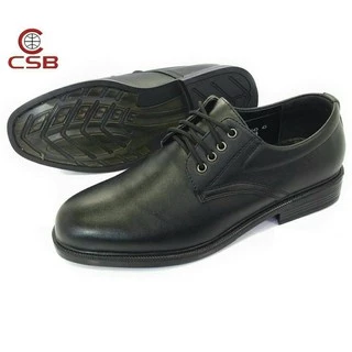 CSB/Alando รองเท้าหนังผูกเชือก 4 รู สีดำ CM545/AL5628 ไซส์ 39-46