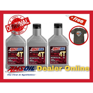 Amsoil 4T Performance SAE 10w-30 น้ำมันเครื่องสังเคราะห์แท้ 100%