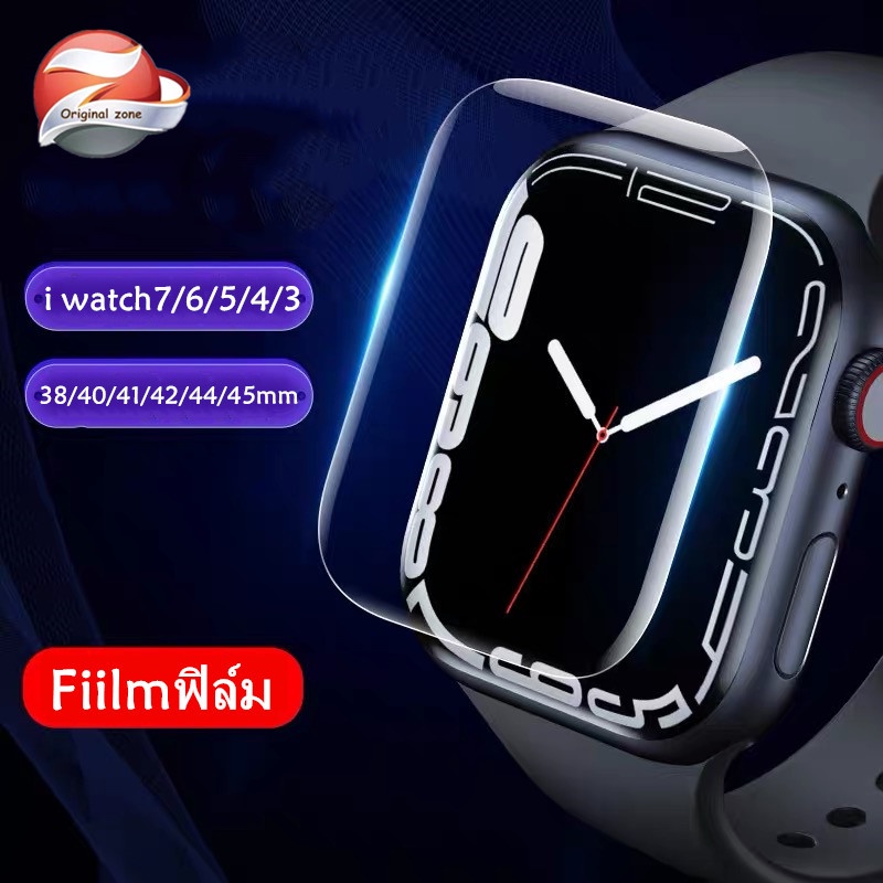 ฟิล์มใช้สำหรับแอปเปิลวอ watch7 41mm 45mm film Watch Sport Series7/6/5/4/3/2/1/SEฟิล์ม FILM 38mm 40mm 42mm 44mm