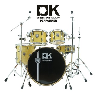 กลองชุด 5 ใบ  DK DRUM รุ่น PERFORMER (สี Natural Lacquer)