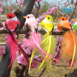 【AG】Artificial Foam Feather Bird Figurine Ornament Lawn Yard Garden Tree Decoration