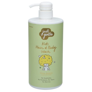 Just Gentle 900ml สบู่อาบน้ำและสระผมสำหรับเด็ก Kids Hair &amp; Body Wash Pearberry Scent (900ml)