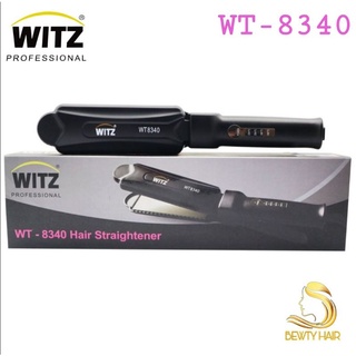 เครื่องหนีบผม WITZ รุ่น WT-8340 หนีบลื่น ไม่กินผมแม้ผมแตกปลาย มาพร้อมแผ่นนำความร้อนไทเทเนี่ยม ล็อคผมตรงตลอดทั้งวัน