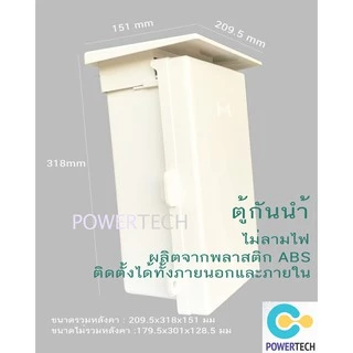 ตู้คอลโทรล ตู้ควบคุมมอเตอร์ ปั๊มนำ้อัตโนมัติ Auto-Manual 220V มีไฟแสดงสถานะกระแสPVC SL