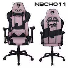 NUBWO CH-011 /GADONX D6006เก้าอี้เกมมิ่ง Gaming Chair ประกัน1ปี ดำชมพู ขาเหล็ก