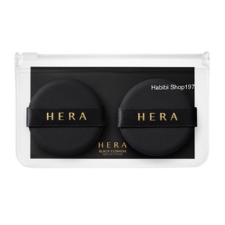 รุ่นใหม่ Hera Black Cushion Zero-Vity Fit Puff 2pcs บัฟเฮร่า