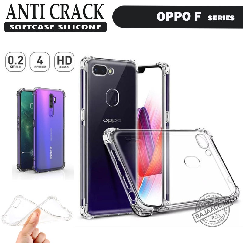 Anti Crack Oppo F1s F5 F7 F9 F11 Soft Case เคสซิลิโคนใสสําหรับ Oppo F1s Oppo F5 Oppo F7 Oppo F9 Oppo