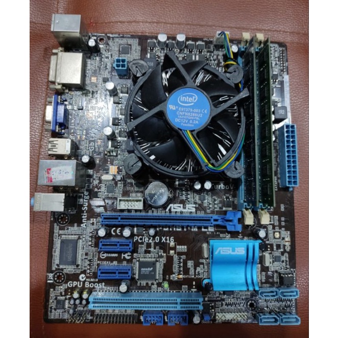 1155 Asus P8H61-M LE เมนบอร์ดอย่างเดียวไม่มีฝาหลัง