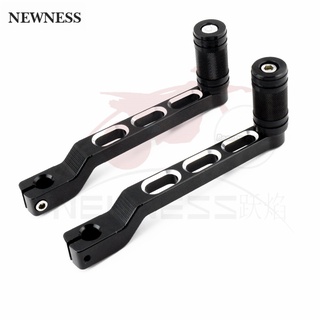 Newness Pedal Heel Toe Gear Shifter Shift Lever Black Knurled Shift Pegs For Harley Softail Touring Electra Road Glide F