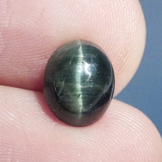 พลอย ตาแมว อะพาไทต์ ธรรมชาติ แท้ ( Natural Apatite Cats Eye ) หนัก 3.15 กะรัต