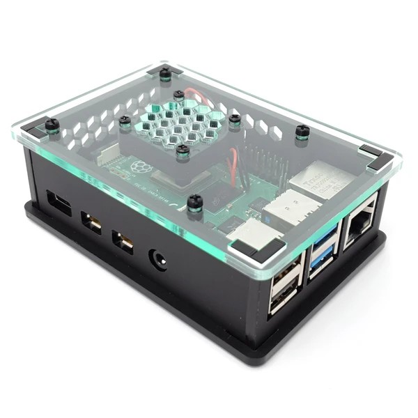 The Pi Hut Raspberry Pi 4 Case (v3.0) Shopee Thailand