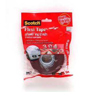 3M Scotch Flexi Tape สก๊อต เทป 2 หน้า สำหรับตกแต่ง 12mm X 2.5mm