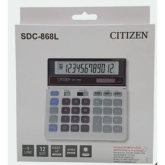 เครื่องคิดเลขพลเมือง SDC868L (12 หลัก) | Kalkuator SDC-868L