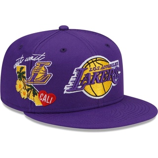 ขายดีที่สุด N--B--A LA LAKERS ผ้าฝ้าย ปักลาย ปีกแบน ลําลอง