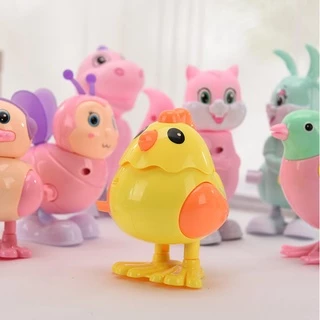 รวม ของเล่นไขลาน ไม่ต้องใช้ถ่าน ของเล่น เป็ดน้อยขี่รถ กดหัววิ่งได้ เป็ด scooter กบ ลูกเจี๊ยบ ไขลาน