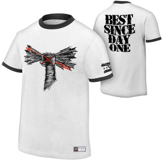 เสื้อยืดผ้าฝ้ายพิมพ์ลายขายดี CM PUNK Best Since Day One Men T-Shirt