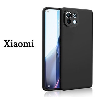 เคสกำมะหยี่ขอบเหลี่ยม เคสซิลิโคน Xiaomi Mi 11T 10T 11 Lite Ultra 9 Note 10 Lite Pro 4G 5G 2021