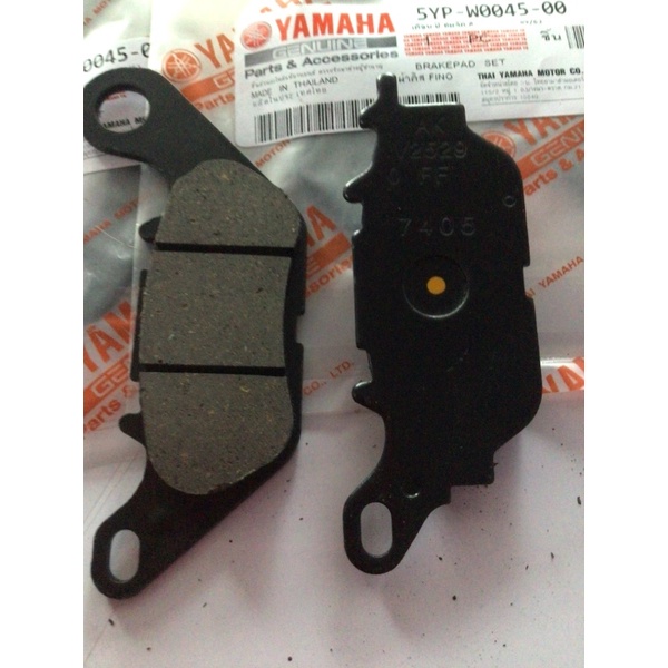 ผ้าดีสเบรคหน้า FINO/SPRAK135/M-SLAZ/R15  หลังNMAX ผ้าเกรดแท้