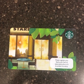 Starbucks card การ์ดเปล่าไม่ขูดพิน