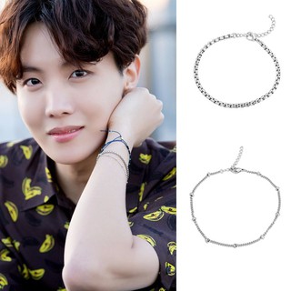 Kpop BTS J-hope สร้อยข้อมือโซ่ เครื่องประดับ ของขวัญสําหรับผู้ชาย ผู้หญิง