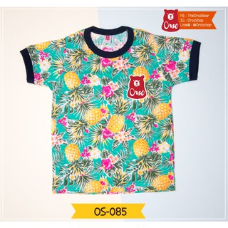 เสื้อครอบครัว เสื้อลายดอก เสื้อเด็ก รหัส OS-085