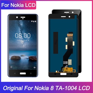 อะไหล่หน้าจอสัมผัส LCD แบบเปลี่ยน สําหรับ Nokia 8 N8 TA-1012 TA-1004 TA-1052