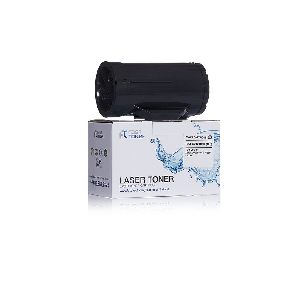 Fast Toner หมึกเทียบเท่า Fuji Xerox P355d(CT201938) Black สำหรับ Fuji Xerox DocuPrint P355d/ M355df