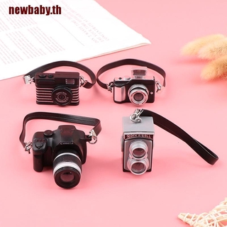 ราคา【 Newbaby 】 1 ชิ้น บ้านตุ๊กตาจิ๋ว กล้องดิจิตอล SLR ตกแต่งบ้านตุ๊กตา