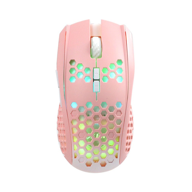 ส่งฟรี OKER OPTICAL MOUSE  GM-56 (PINK)