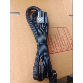 สายเทียบ ไฟเลี้ยงการ์ดจอ PCIE 8pin ออก 6+2PIN 2หัว