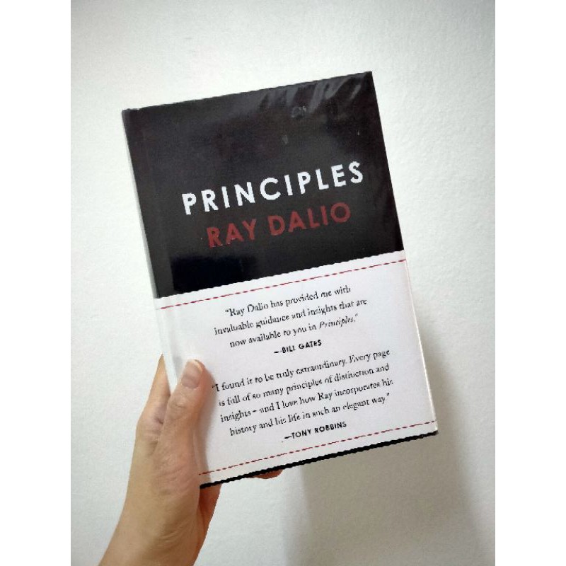 Principles By Ray Dalio ฉบับภาษาอังกฤษ ปกแข็ง มือสองสภาพเนี๊ยบ - Jaja ...