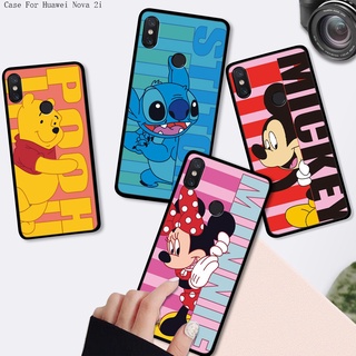 Huawei Nova Y70 Y61 2 3i 3E 3 2i Plus Lite หัวเว่ย สำหรับ Case Minnie เคส เคสโทรศัพท์ เคสมือถือ