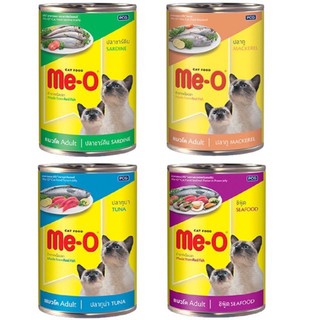 กระป๋องอาหารเปียกมีโอ Me-O กระป๋องขนาด 400 กรัม