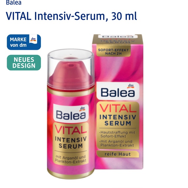 Balea  VITAL Intensiv-Serum, 30 ml