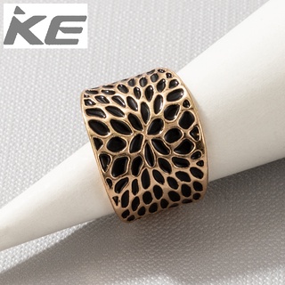 Jewelry Punk Exaggerated Leaf Feather Mesh Single Ring Female for girls for women low price